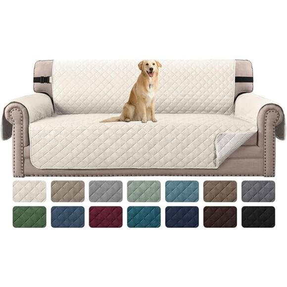 Sofa Protector for Dogs/Cats/Pets Sofa Slipcover Quilted Furniture - Picture 7 of 7